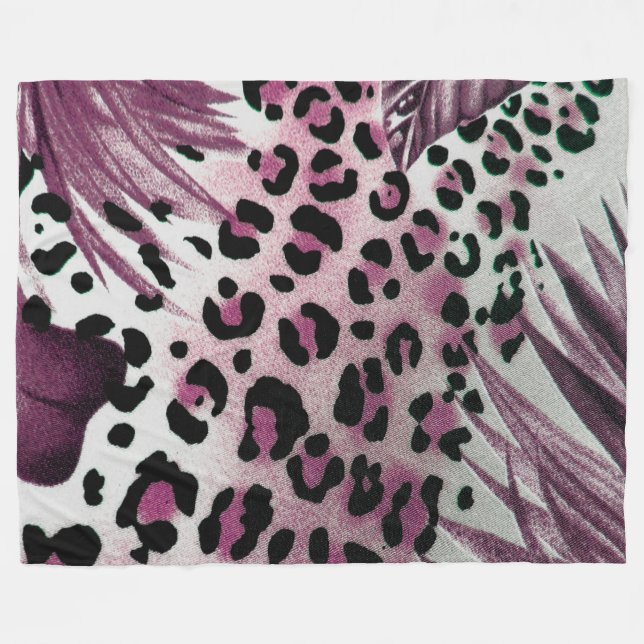 Couverture Polaire Poster de animal (Devant (Horizontal))