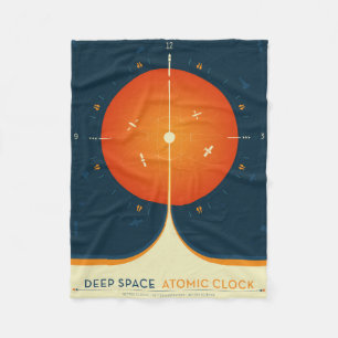 Couverture Polaire Poster de l'horloge atomique Deep Space, version o