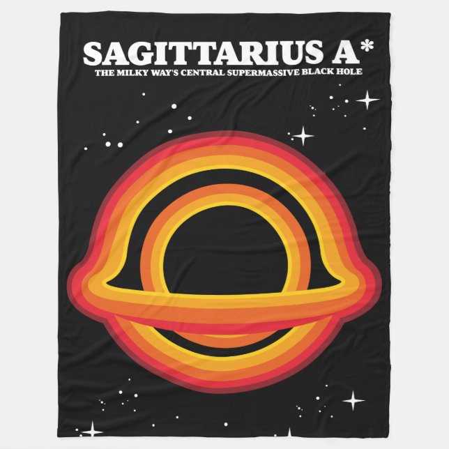 Couverture Polaire Poster Sagittarius A* (Devant)
