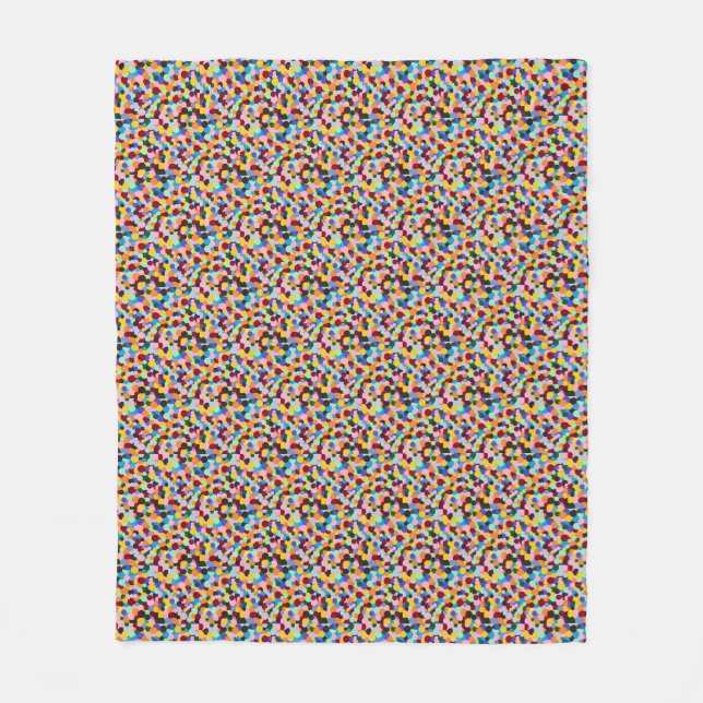 Couverture Polaire Pots Gumballs brillant éclat de couleur (Devant)