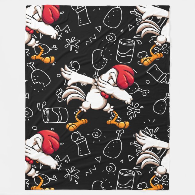 Couverture Polaire poule mousseuse (Devant)