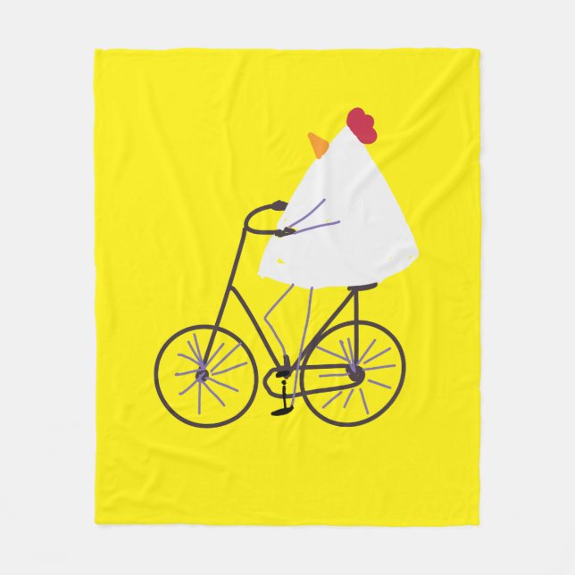 Couverture Polaire Poulet impertinent (Devant)