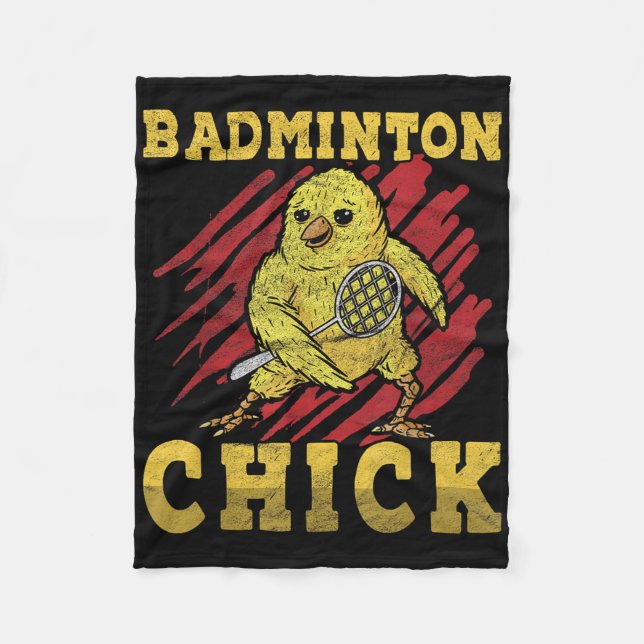 Couverture Polaire Poulette de badminton  (Devant)
