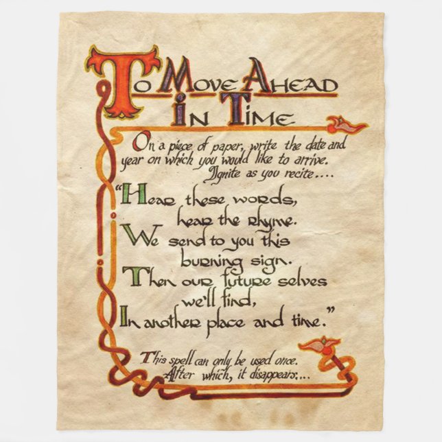 Couverture Polaire Pour Avancer Dans Le Temps (Devant)