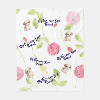 Couverture Polaire pour chiot Shih Tzu
