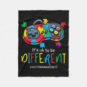 Couverture Polaire Pour être un contrôleur de jeu différent autisme h