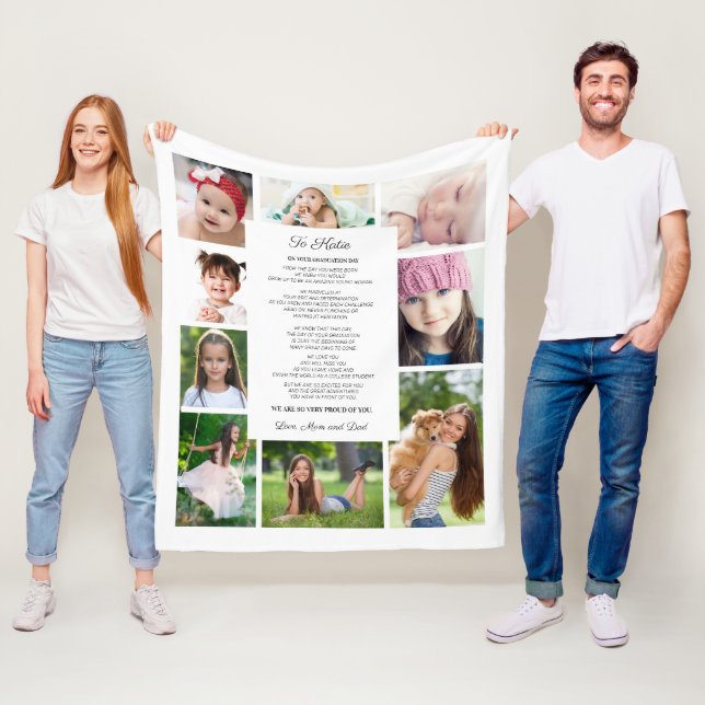 Couverture Polaire Pour le jour de la remise des diplômes de ma fille (En situation)