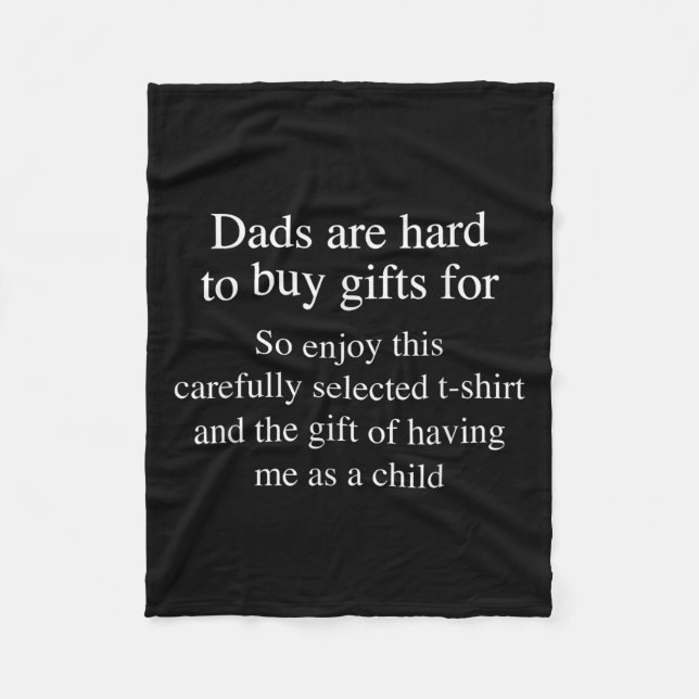 Couverture Polaire Pour les papas difficiles à gâter drôles d'hommes  (Devant)