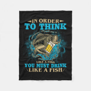Couverture Polaire Pour Penser Comme Un Poisson, Il Faut Boire Comme 