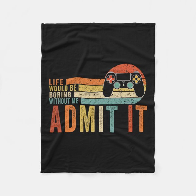 Couverture Polaire Pour Teenage Boy Graphisme Jeux Vidéo Gaming Gift  (Devant)