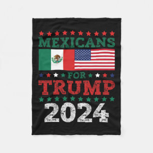 Couverture Polaire Pour Trump 2024 ramener l'Amérique au Mexique Drap