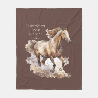Couverture Polaire Pour voler sans ailes Il suffit de faire un cheval