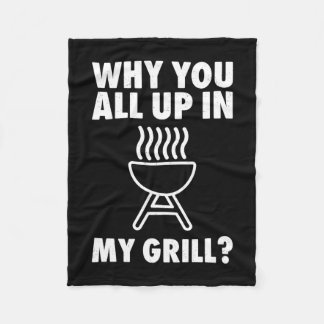 Couverture Polaire Pourquoi sur le grill barbecue grillade papa homme