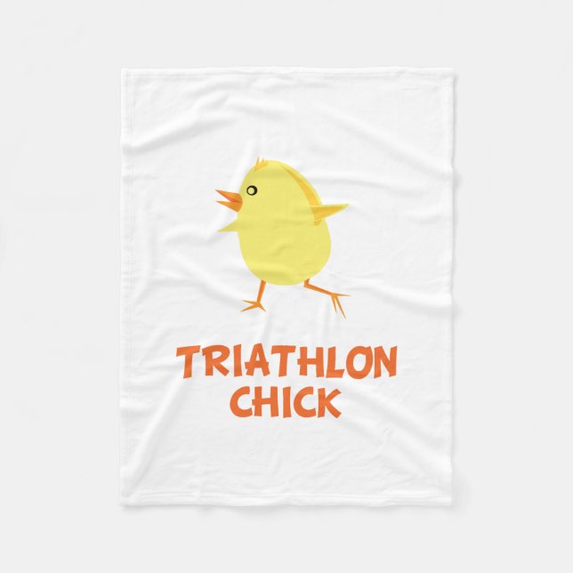 Couverture Polaire Poussin de triathlon (Devant)