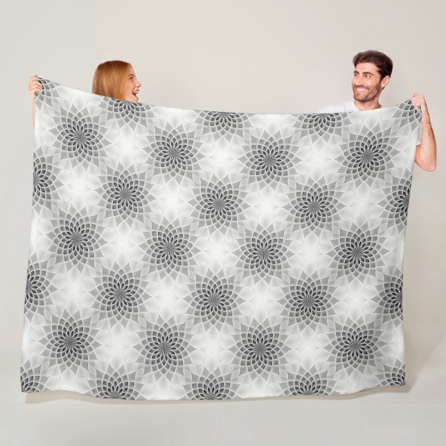 Couverture Polaire Power Mandala Motif sans couture 10 (En situation)
