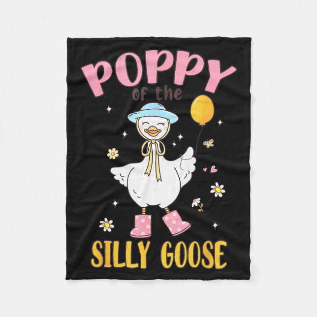Couverture Polaire Ppy Of The Silly Goose First Birthday Family Match (Devant)