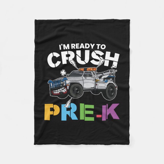 Couverture Polaire Pre Kindergarten Ready To Crush (Devant)