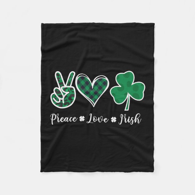 Couverture Polaire Preace Love Irish (Devant)