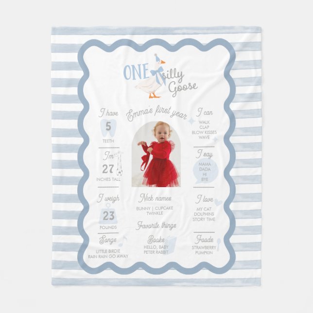Couverture Polaire Premier anniversaire de One Silly Goose Boy (Devant)