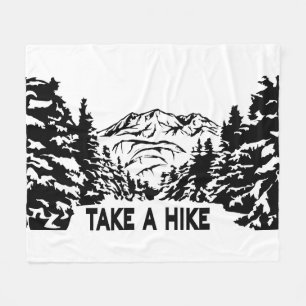 Couverture Polaire Prenez une citation Hippique paysage montagnard mo