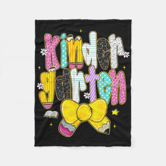 Couverture Polaire Preppy Back To School Kindergarten Coquette Bow Gi