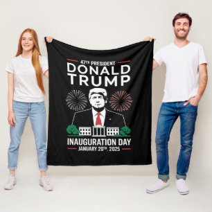 Couverture Polaire Président 47 D J Trump Jour d'investiture Jan 2025