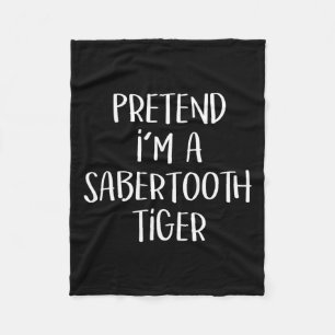 Couverture Polaire Prétendre que je suis un costume de tigre Sabertoo