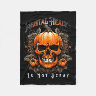 Couverture Polaire Prévention de la santé mentale squelette d'Hallowe