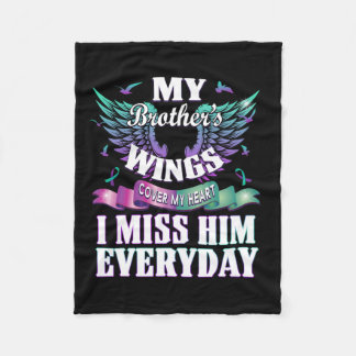 Couverture Polaire Prévention Sensibilisation Je Manque Mon Frère Gi