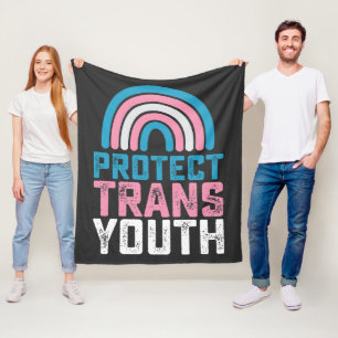 Couverture Polaire Pride LGBT Protéger les jeunes transgenres transge