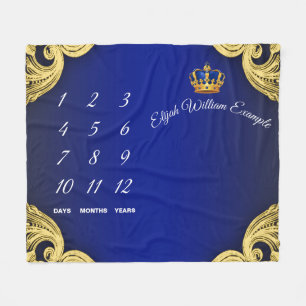 Couverture Polaire Prince Milestone Blanket