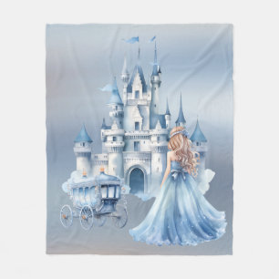 Couverture Polaire Princess Horse Fête 3 Anniversaire Cadeau