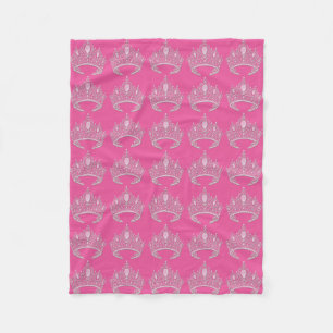 Couverture Polaire Princess Tiara Fleece Blanket