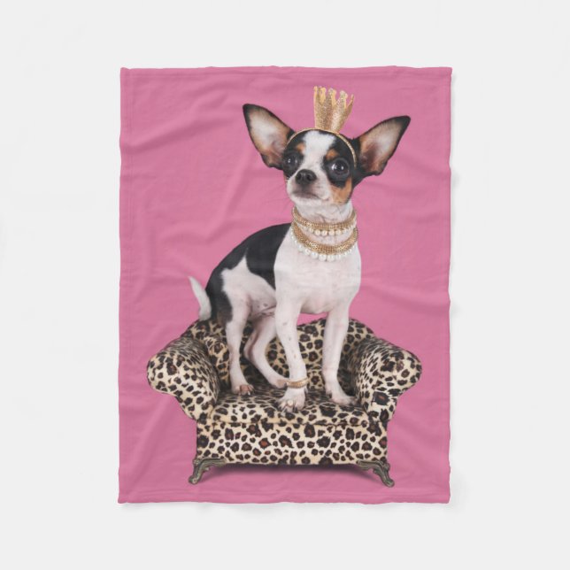 Couverture Polaire Princesse de chiwawa (Devant)