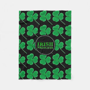 Couverture Polaire Princesse irlandaise Hers des shamrocks   du jour