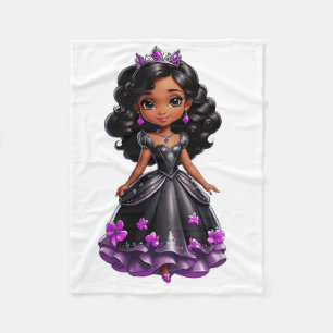Couverture Polaire Princesse noire