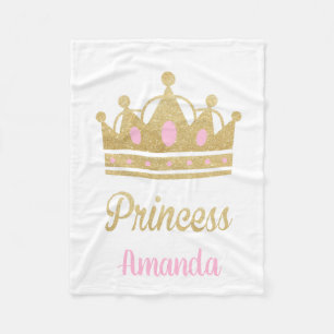 Couverture Polaire Princesse personnalisée Fleece Blanket