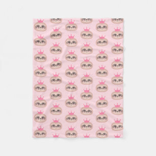 Couverture Polaire Princesse rose mignonne Blanket de paresse