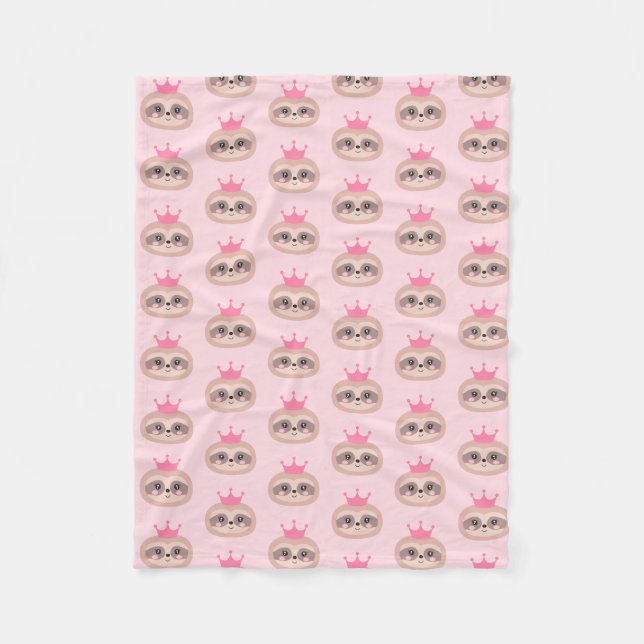 Couverture Polaire Princesse rose mignonne Blanket de paresse (Devant)