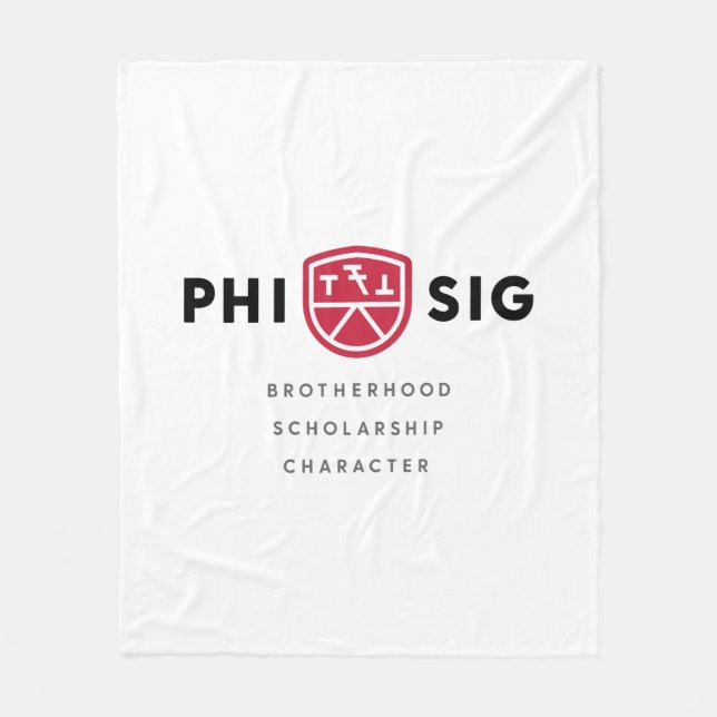 Couverture Polaire Principes Phi Sigma Kappa (Devant)