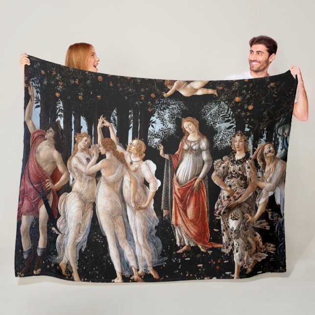 Couverture Polaire Printemps Botticelli (En situation)