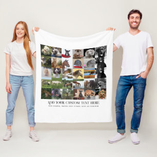 Couverture Polaire Prix les plus bas ! 35 x Collage de photos et text