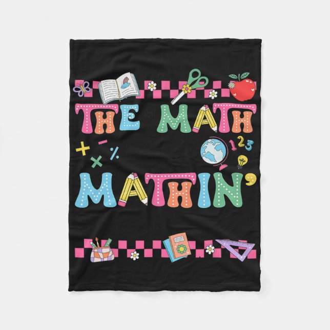 Couverture Polaire Prof de maths Les maths ne sont pas des maths Mont (Devant)