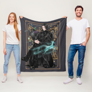 Couverture Polaire Professeur Anime Severus Snape assis