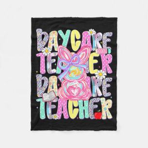 Couverture Polaire Professeur de garderie de Pâques Chemise de printe