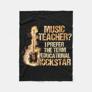Couverture Polaire Professeur de Musique Je Préfère Le Terme Educatio