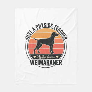 Couverture Polaire Professeur de physique aime conception de chien We