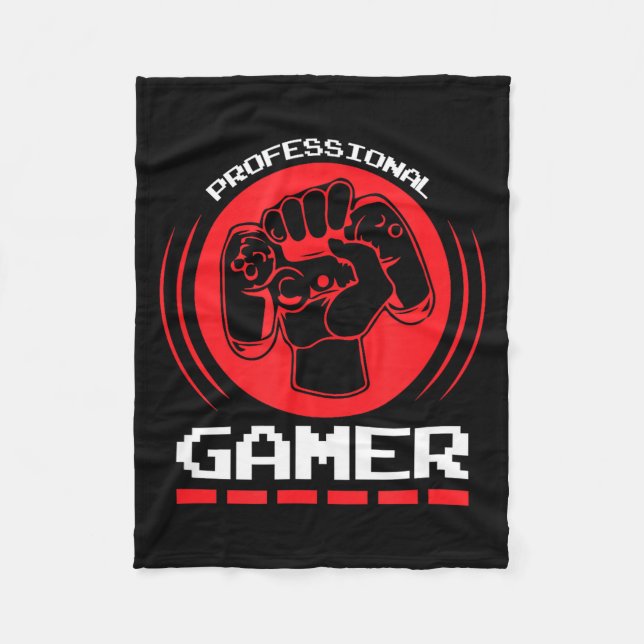 Couverture Polaire Professional Gamer Funny Gaming Quotes Gift For Pl (Devant)