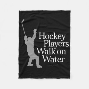 Couverture Polaire Promenade de joueurs de hockey sur l'eau