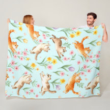 Promenade printanière – Chats joueurs et floraison